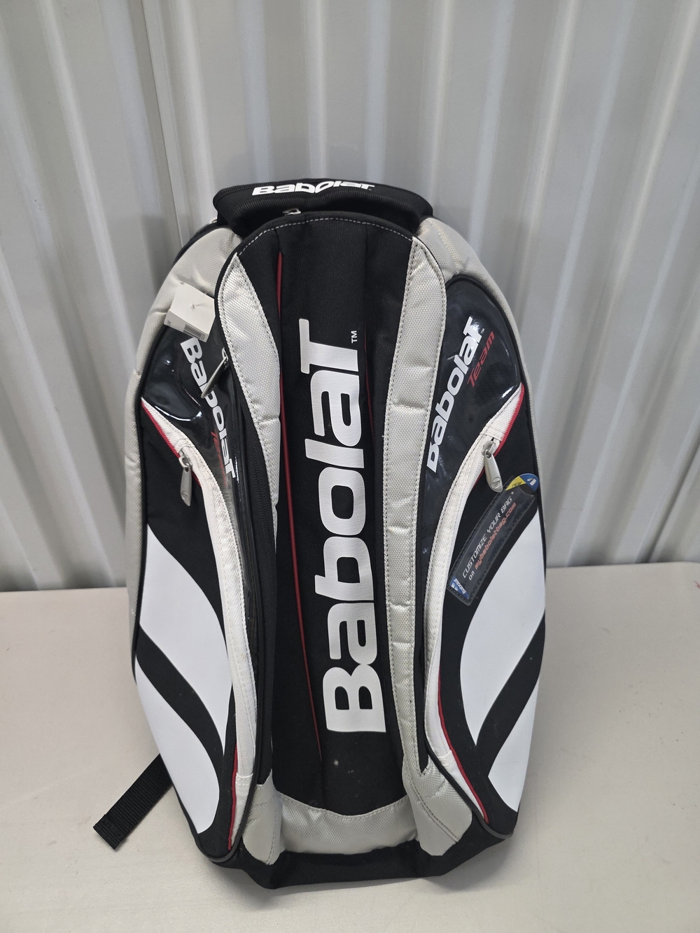 Babolat Team Tennis Racquet Bag Backpack Black Red White
